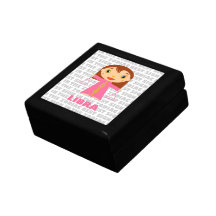 Zodiaco del libra para los niños caja de recuerdo