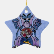 Zodiaco lindo del dragón del bebé del ornamento de adorno de navidad