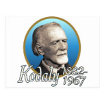 Zoltan Kodaly Tarjeta Postal
