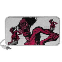 Zombi asustado iPod altavoz