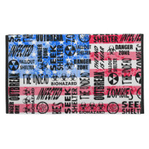 Zombi, brote, Undead, bandera americana del Biohaz