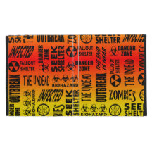 Zombi, brote, Undead, Biohazard rojo y amarillo