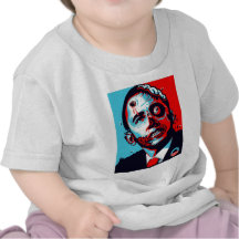 zombi de obama camisetas