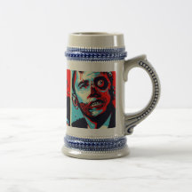 zombi de obama taza de café