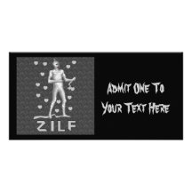 Zombi de Zilf Tarjeta Personal Con Foto