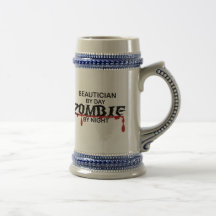 Zombi del Beautician Tazas