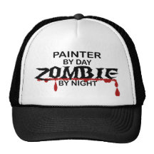 Zombi del pintor gorro