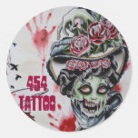 "Zombi del Victorian " Pegatina
