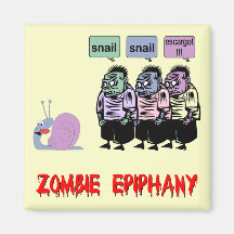 Zombi divertido iman