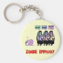Zombi divertido llaveros personalizados