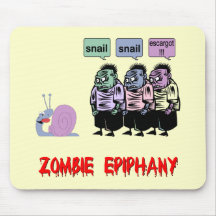 Zombi divertido tapete de ratón