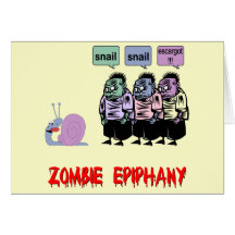 Zombi divertido tarjeton