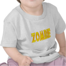 Zombi intrépido camiseta