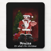 Zombi Santa Mousepad Tapetes De Raton