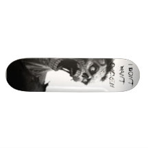 zombie-1, no quiero el pollo tabla de skate