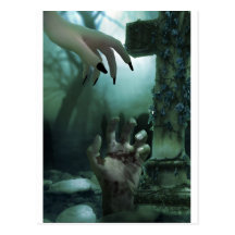 Zombie lovers tarjeta postal