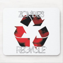 ZombiesRecycle Alfombrillas De Raton