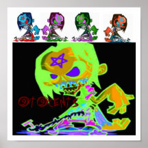zombis 9T9CENTS Posters