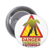 ¡Zombis del peligro! Pin