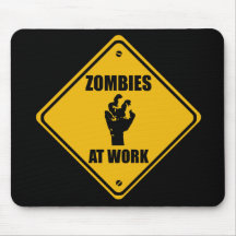 Zombis en la muestra del trabajo - Mousepads