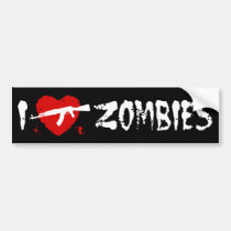 Zombis pegatinas de parachoque