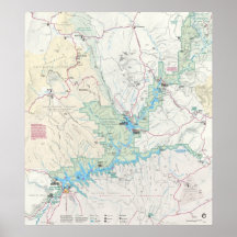 Zona de recreo del nacional de Glen Canyon Poster