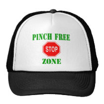Zona FRANCA del pellizco gorras