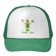 Zona VERDE económica de energía solamente Gorro De Camionero