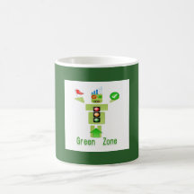 Zona VERDE Tazas De Café