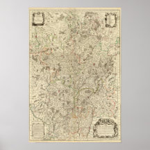 Zonas urbanas de Francia Impresiones