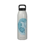 Zorro del invierno botella de agua