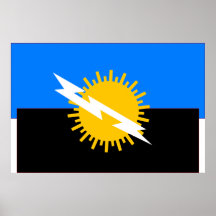 Zulia, bandera de Venezuela Poster