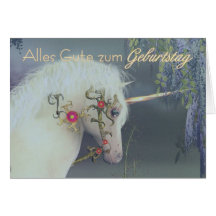 Zum Geburtstag - feliz cumpleaños alemán de Alles  Felicitacion