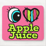 Zumo de manzana brillante de amor del corazón I de Tapete De Ratones