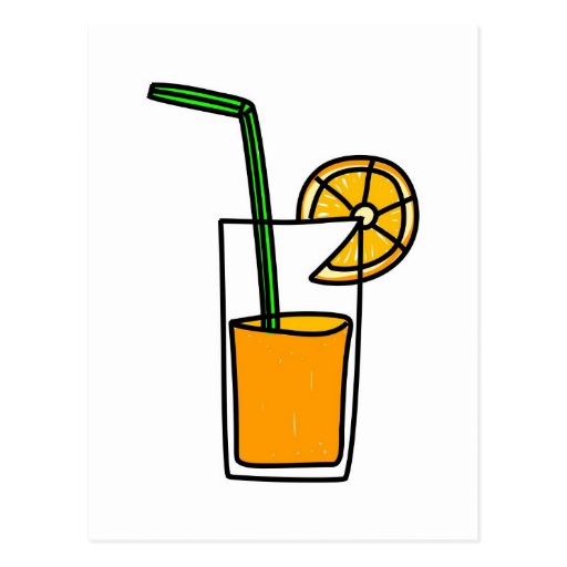 zumo de naranja postal