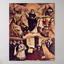 Zurbaran de Francisco - apoteosis de StThomas Impresiones