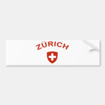 Zurich pegatinas de parachoque