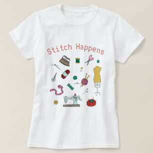С utensilios de costura y artesanía Camiseta
