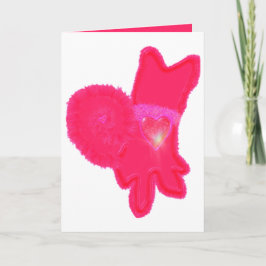 ט Cute perro Tu B'Av ״ ו ב א tarjeta ב