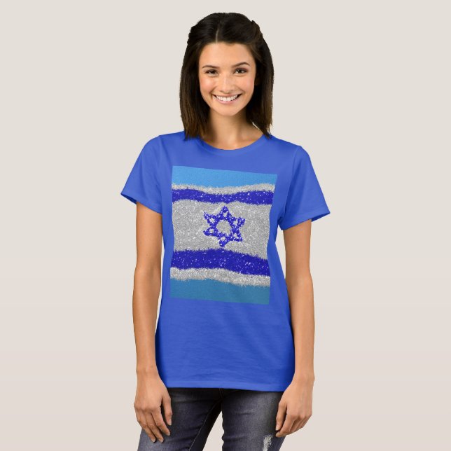 י ש ר א ל camiseta de celebración patriótica de Is (Anverso completo)
