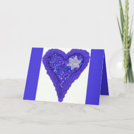 מָ גֵ ן דָ ד tarjeta de celebración de la estrella