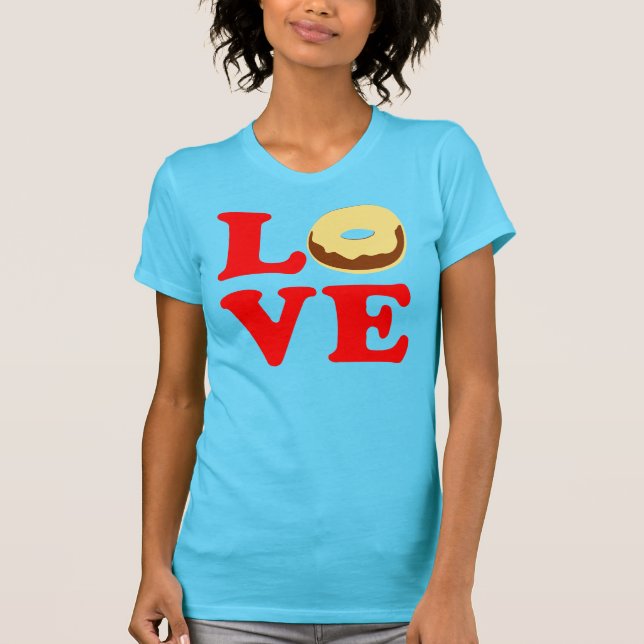ღ ♥・ Amor Donut Bella Canvas Jersey T♥ ღ (Anverso)