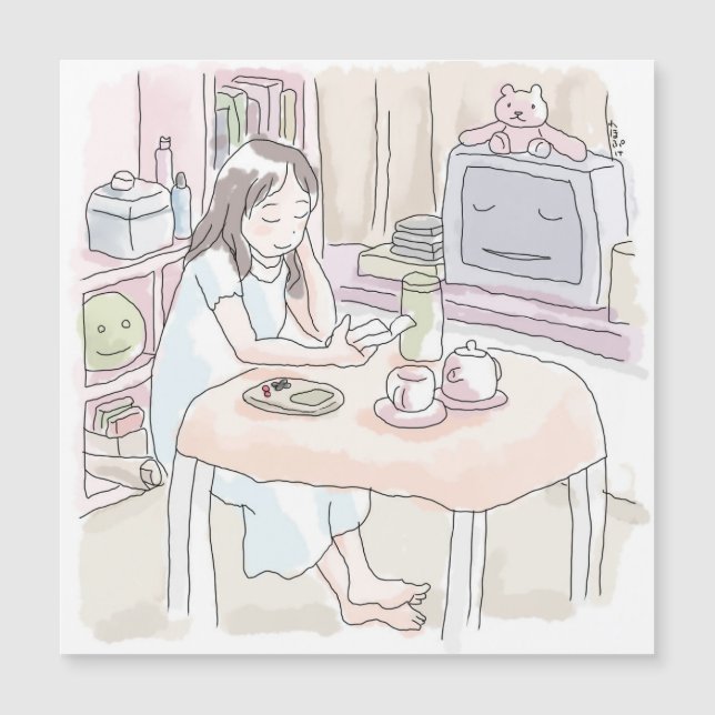 さにいさじ　座る (Anverso)