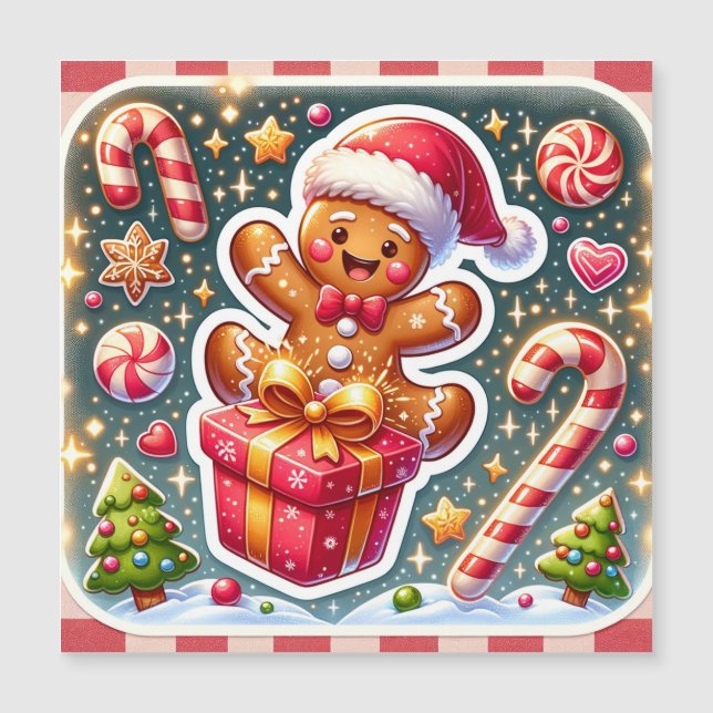 クリスマスとジンジャーブレッドマン (Anverso)