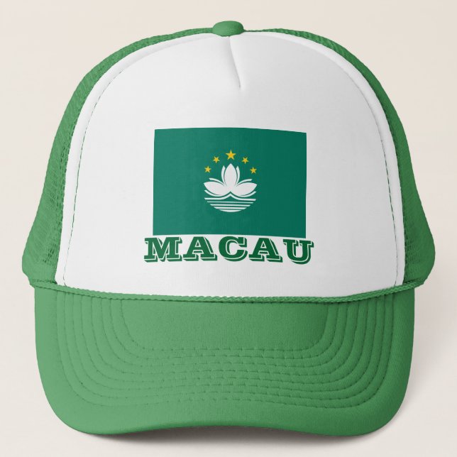 マカオの旗の帽子 del gorra de la bandera   de MACAO (Anverso)