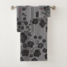 ラブリーフラワー　モノクロ