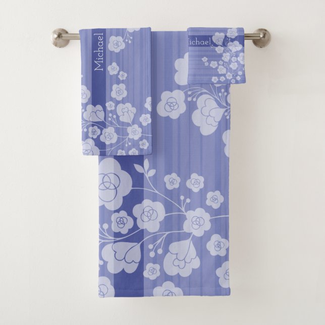 ラブリーフラワー　落ち着いたブルー (In situ)