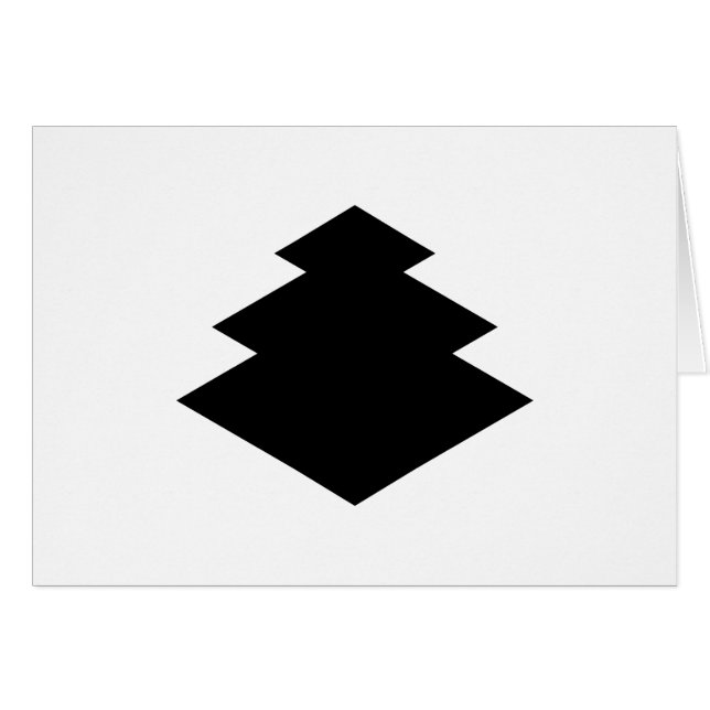 三 階 菱 (Anverso (Horizontal))