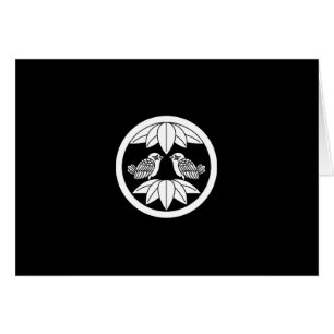 中 輪 に 十 枚 に 笹 snihtsni