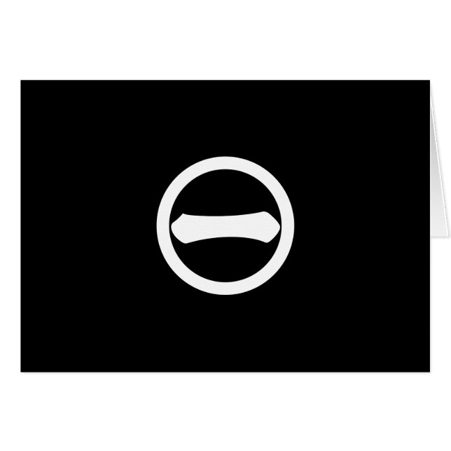 丸 に 一 の 字 (Anverso (Horizontal))